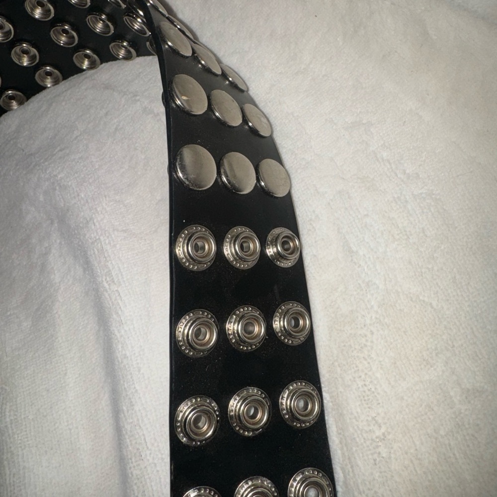 No boundaries black snap button belt - Picture 3 of 6